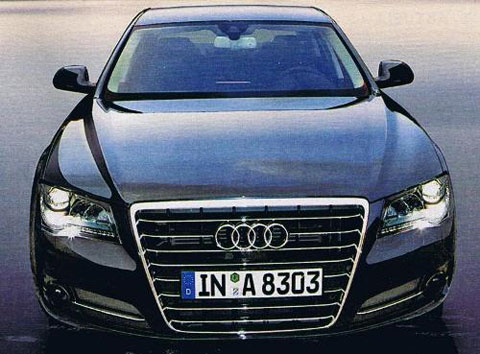 Audi A8 leaked